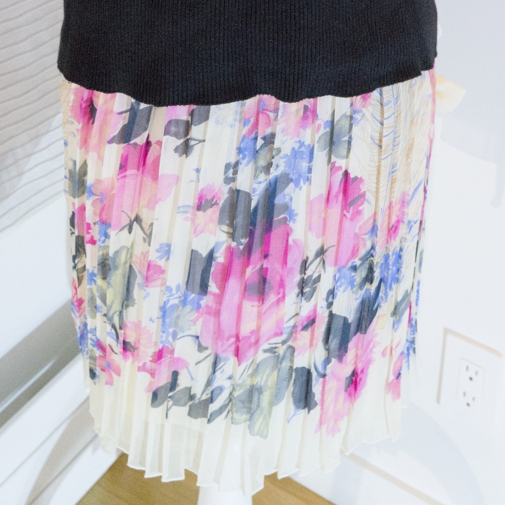 Floral printed skirt
